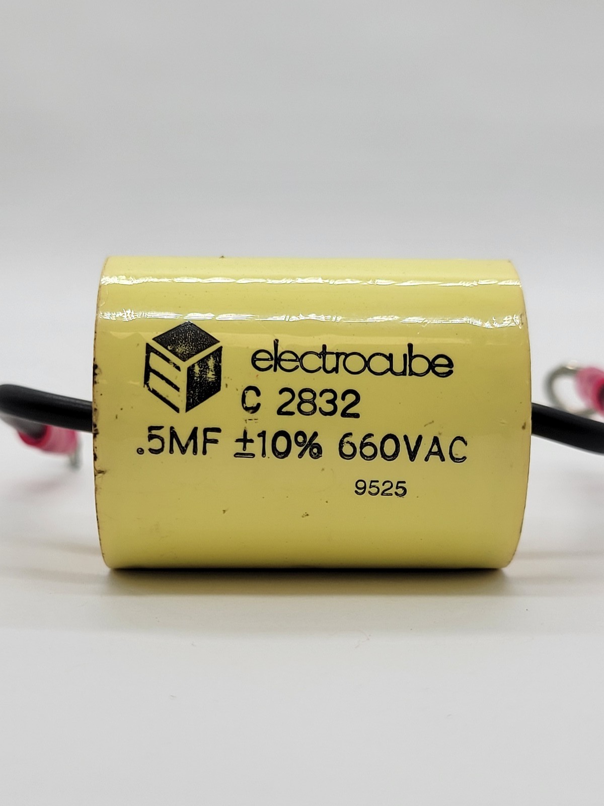 2PC Electrocube C 2832 Yellow Capacitor .5MF +10% 660V