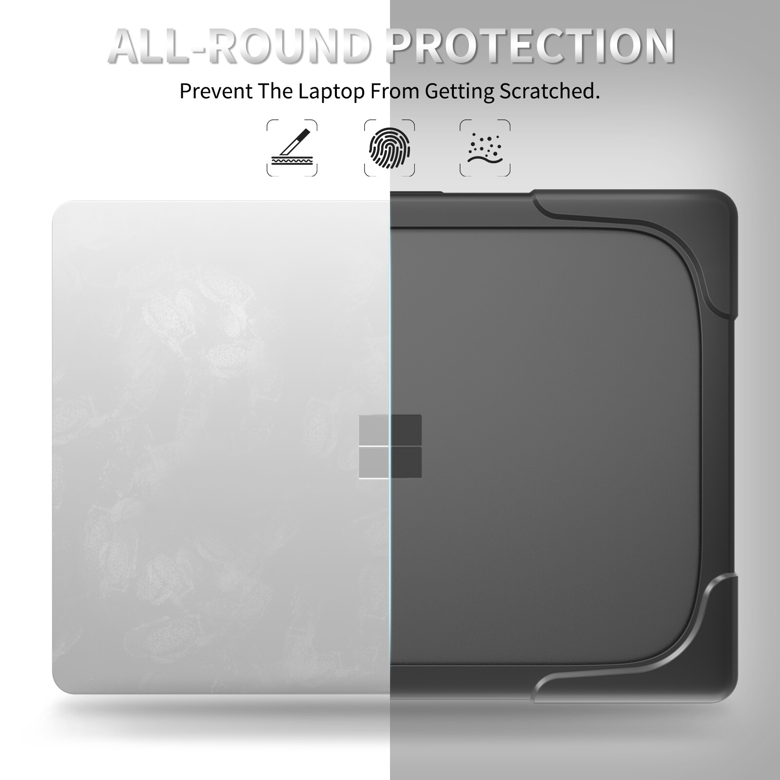 Shockproof Hard Shell Kickstand Case Cover for Microsoft Laptop 7 13.8" (2024)