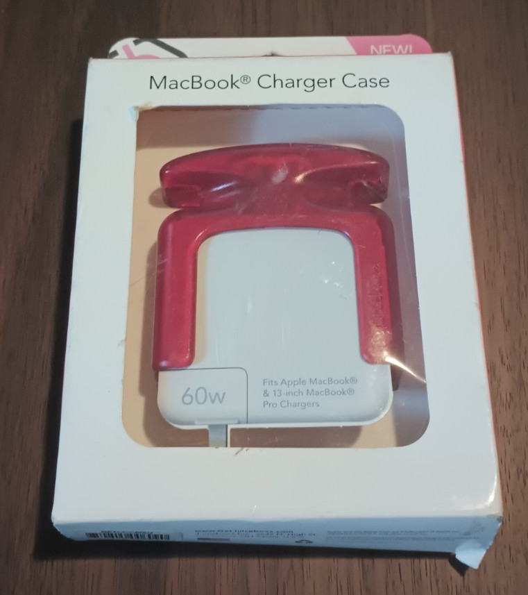 New Juiceboxx  Macbook Charger Case Red