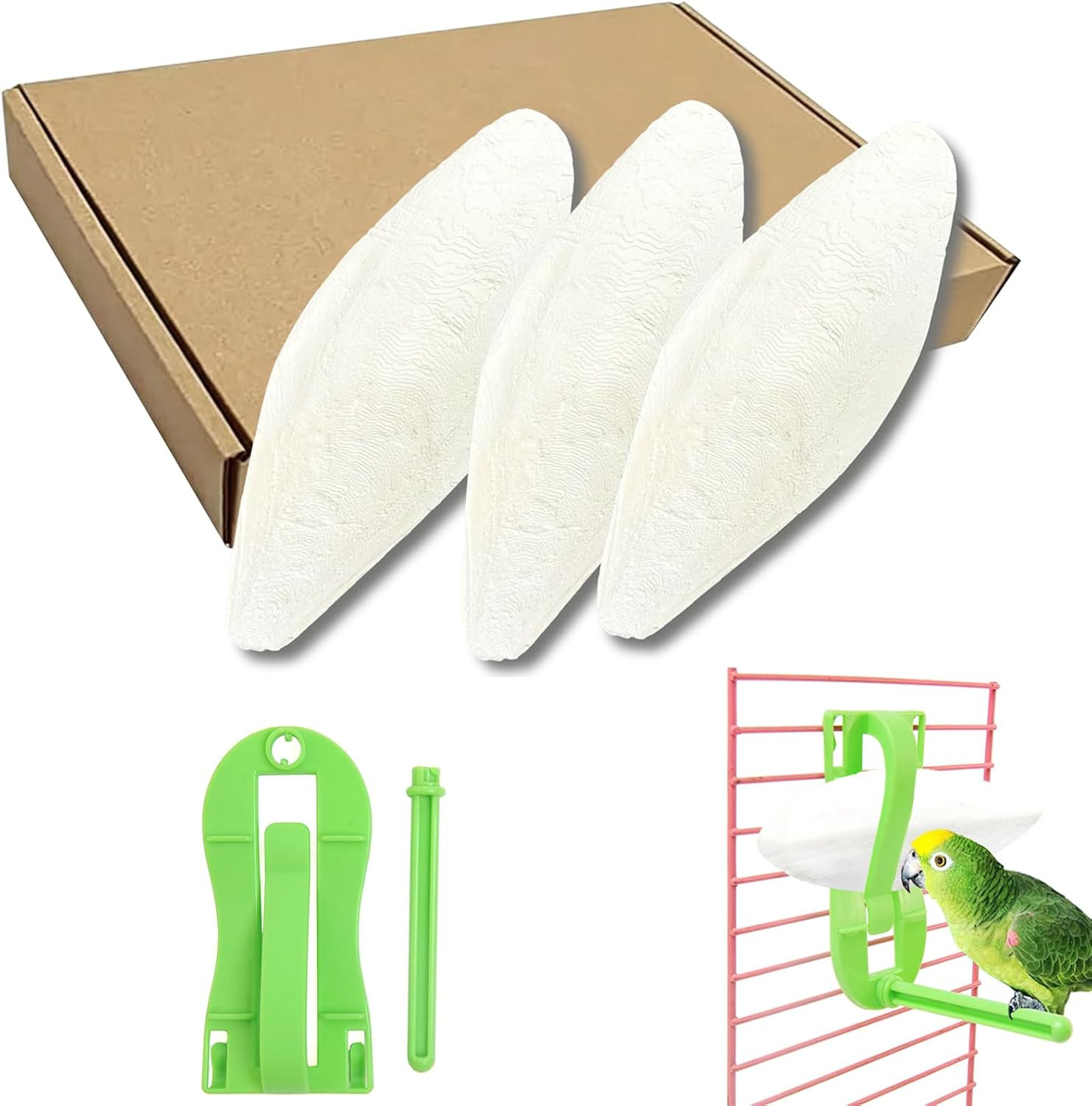 5.5"-7.1" Inches Large Cuttlebone for Birds - 100% Natural Cuttlefish Bone Bulk