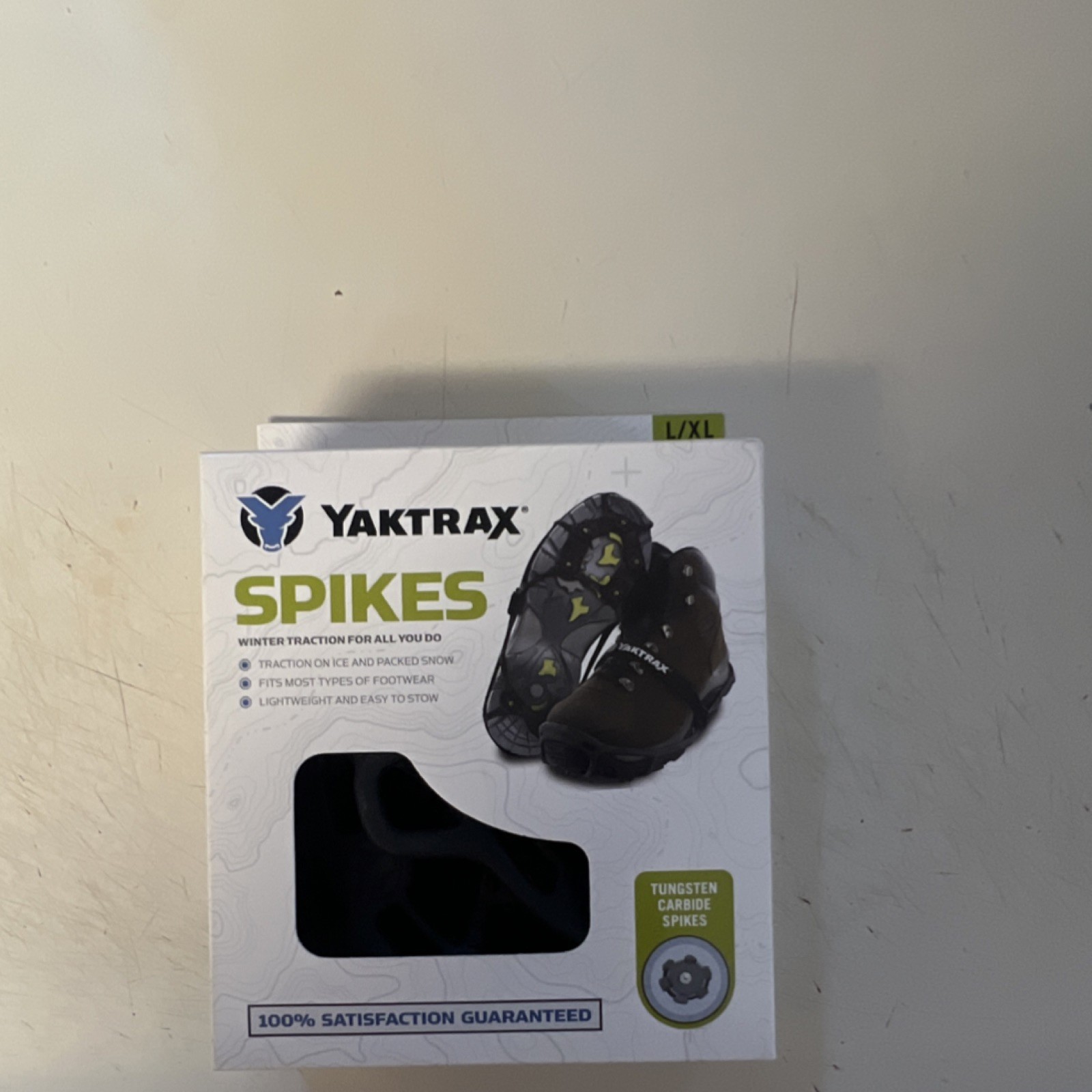 New In Box Yaktrax Spikes L - XL