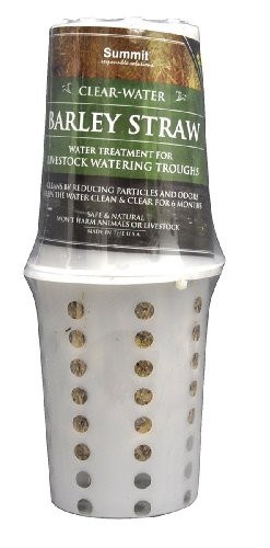 Summit 131 Clear-Water Barley Straw for Livestock Watering Troughs, Treats up to