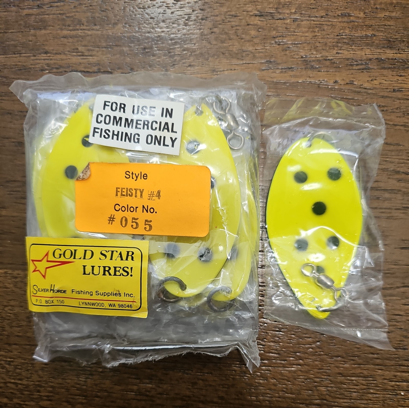 S-F1. FREE SHIPPING. Commercial Trolling Spoons. 12pk. Feisty 4 style.