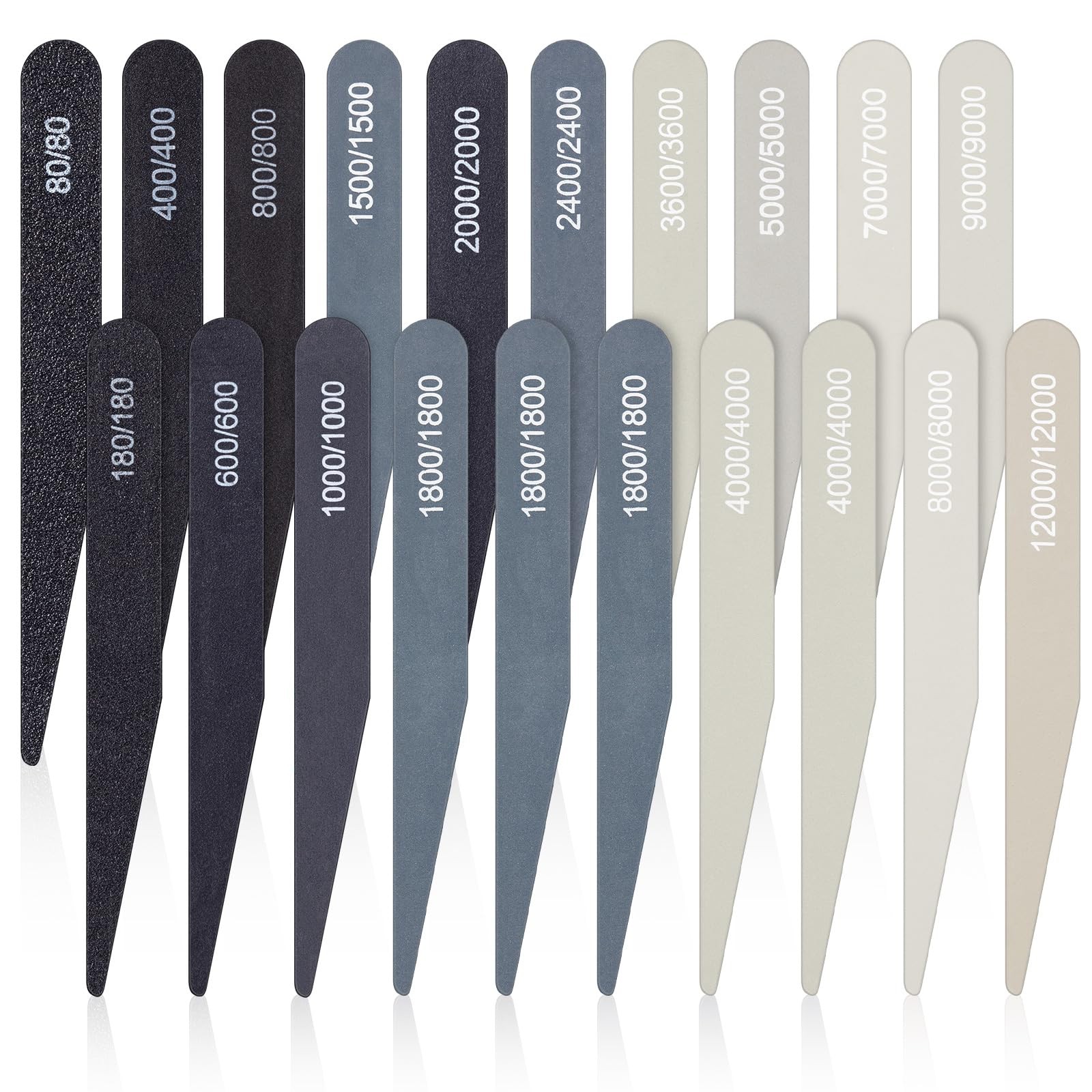 Honoson 20 Pcs Sanding Sticks for Plastic Models 3D Print Polishing Sticks...