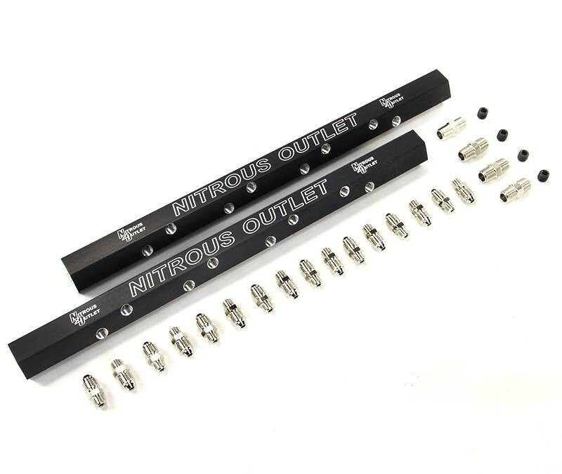 00-01765-D-F-Body Nitrous Outlet F-Body Dual Billet Aluminum Injection Rail Kit