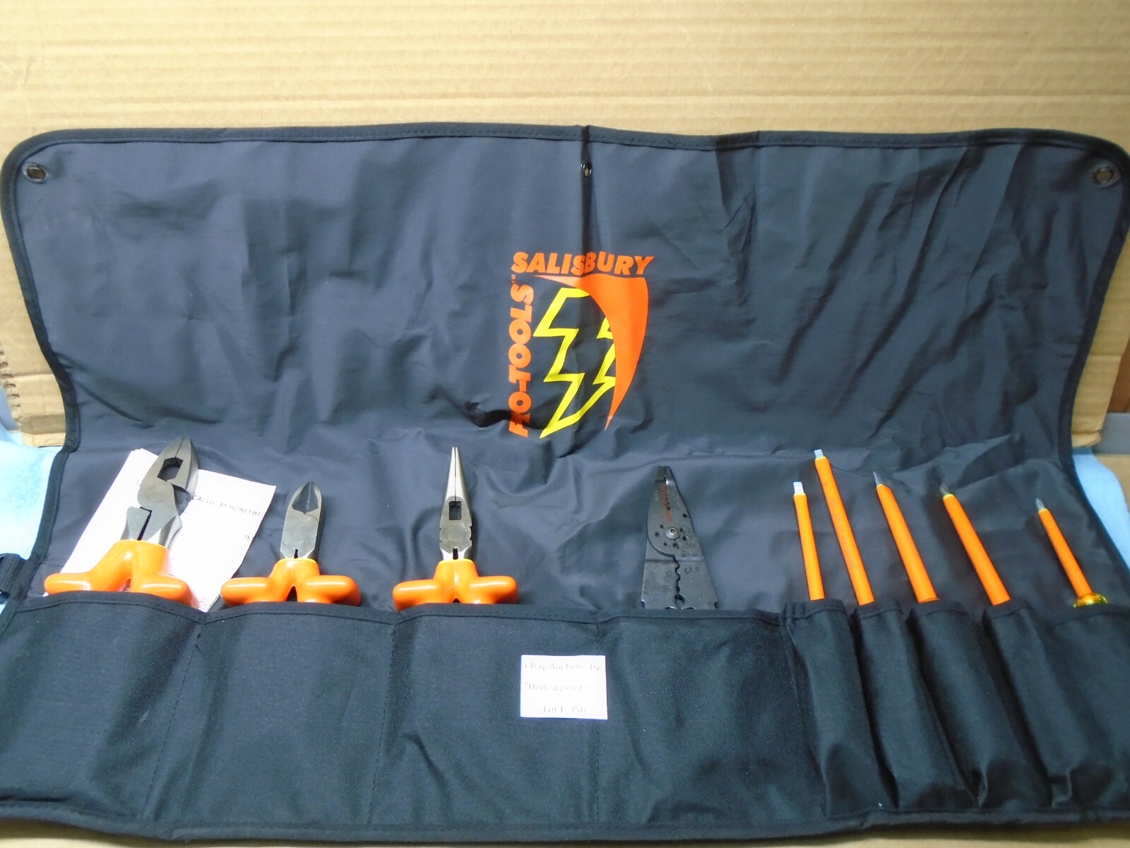 Salisbury  Honeywell Pro Tools TK9 9-Piece Insulated Lineman's Electrician  Kit