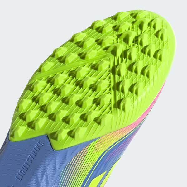 adidas F50 PRO TF Mens Turf Soccer Shoes Blue Fusion Lucid Lemon Pink IE1219