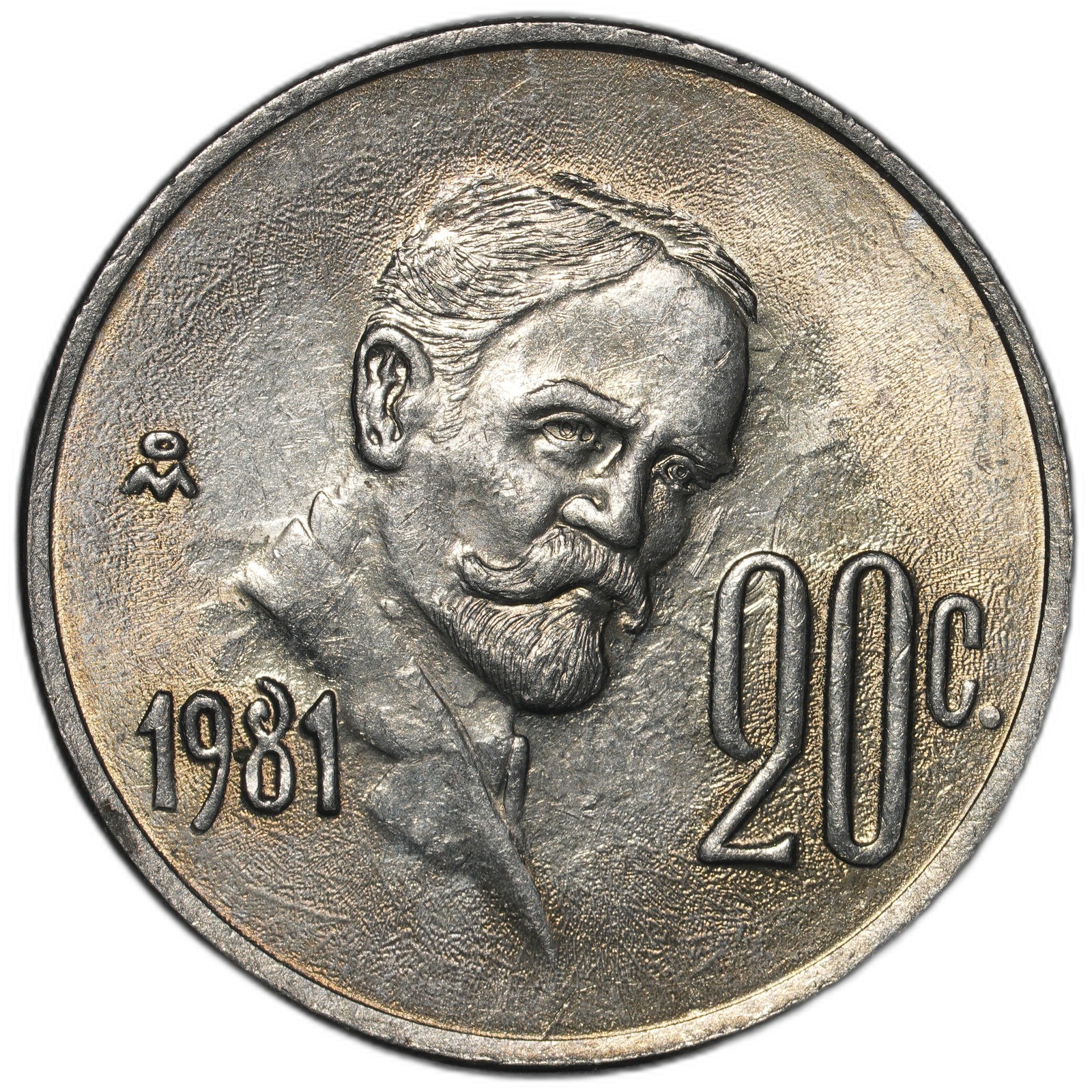 Mexico - 20 Centavos - 1981 - KM#442