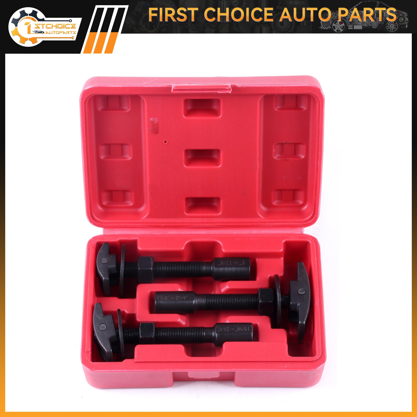 3 PCS Pneumatic Rear Axle Bearing Puller Bearings Service Removal Tool Kit Set