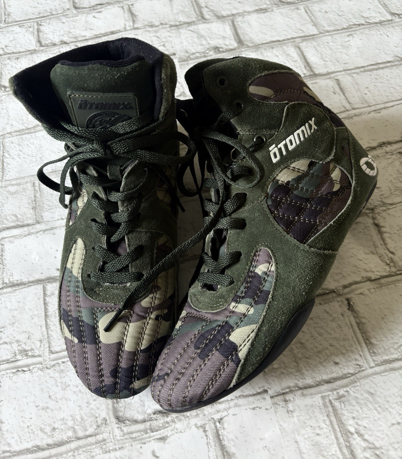 Otomix Stingray Green CAMO M3000 Bodybuilding Weightlifting MMA Shoes SIZE 9