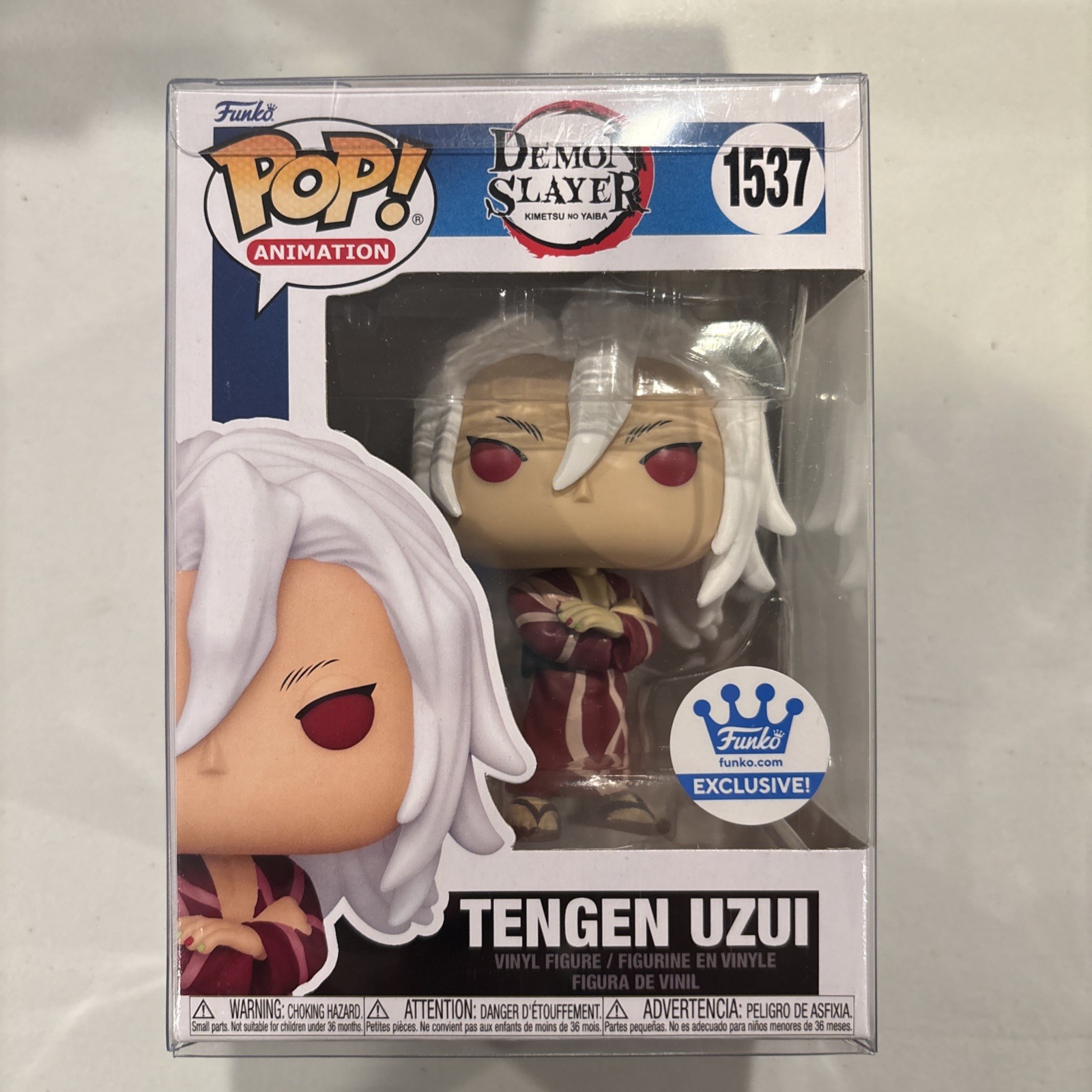 Funko Pop! Tengen Uzui (Kimono) #1537 Funko Shop Exclusive W/ Protector