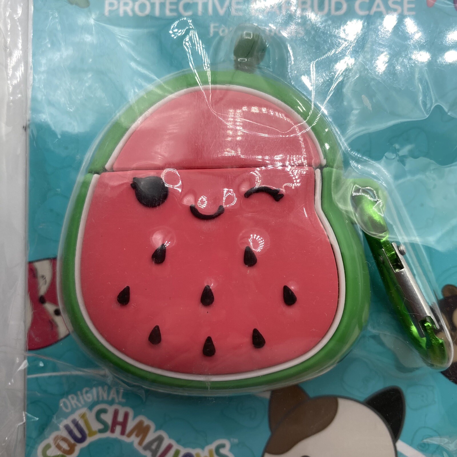 Squishmallow WANDA WATERMELON Protective Earbud Case New In Package