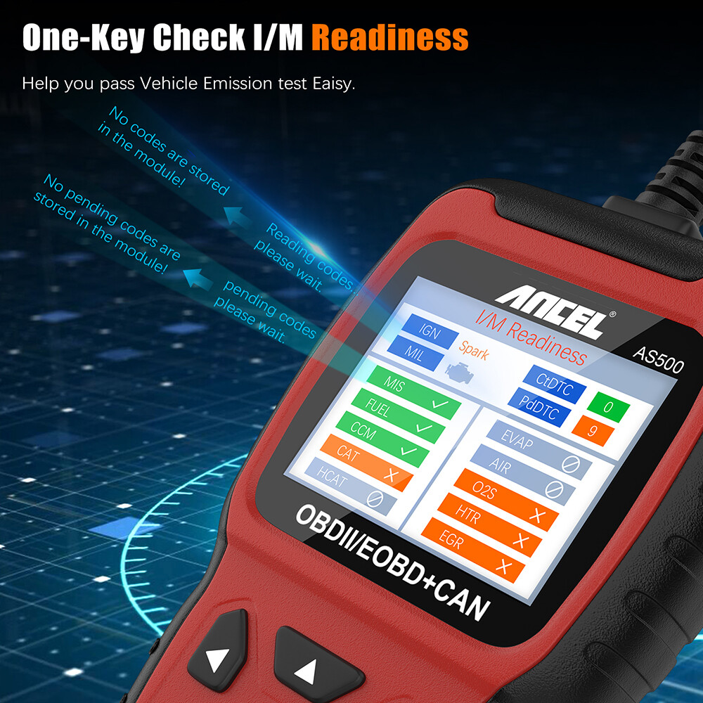 ANCEL AS500 OBDII Scanner Auto Diagnostic Scan Tool Code Reader Check Engine US