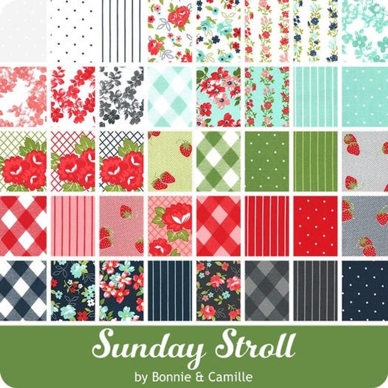 Sunday Stroll Moda Bonnie & Camille Charm Pack