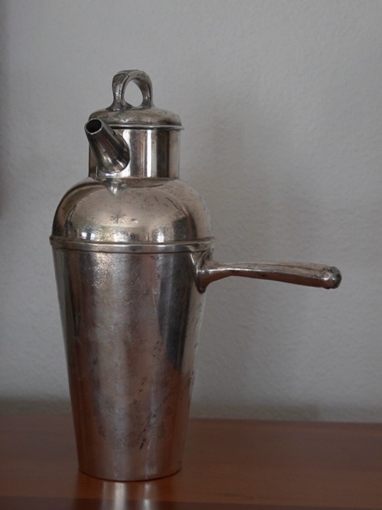 Vintage Sheffield Nickel Silver Apollo 2965 Cocktail Martini Shaker USA