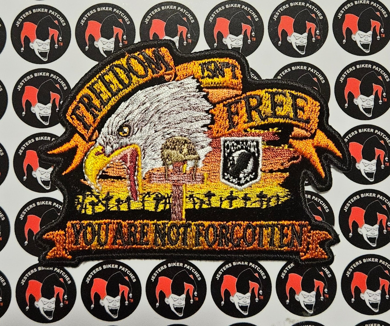 You are Not Forgotten POW MIA Embroidered Patch POW008