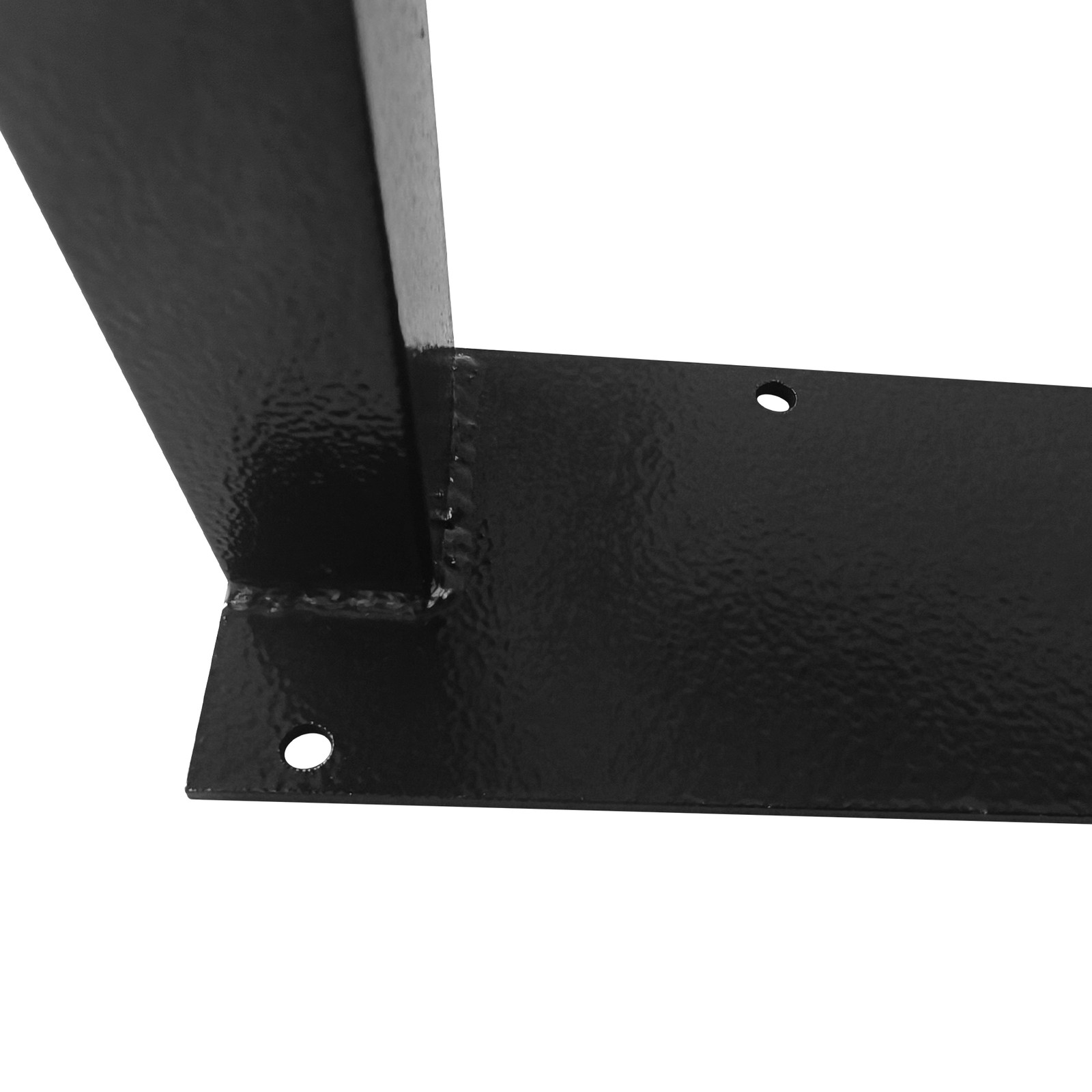 New Metal Table Legs Furniture Legs Square Reinforced With Foot Pads 20*2*28 In