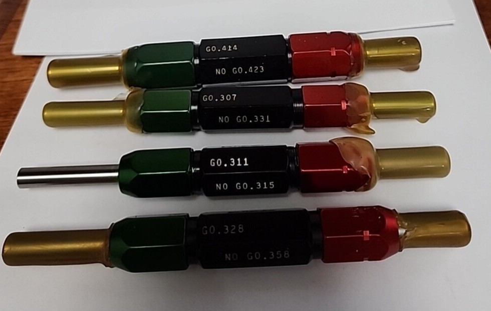 Lot of 4 Dundick P. Gages (Size on Description & Pictures [RC 5-2 B12]