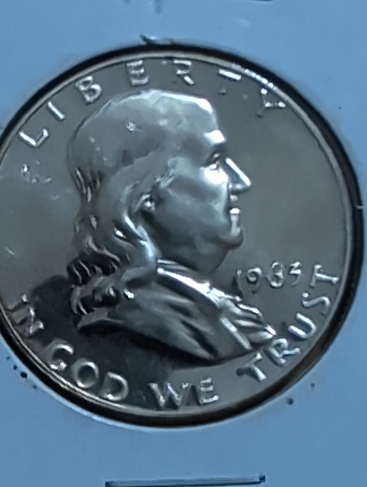 A classic Franklin proof with outstanding eye appeal!