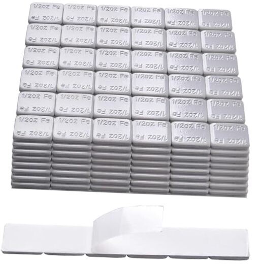 2 Boxes, 1/4oz, 0.25oz, Grey, Stick on Wheel Weights for Cars, Trucks, SUVs,