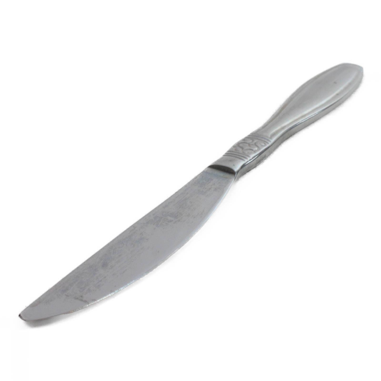 Set of 6 Oneida Vista Stainless Modern Solid Steak Knives 9.5"