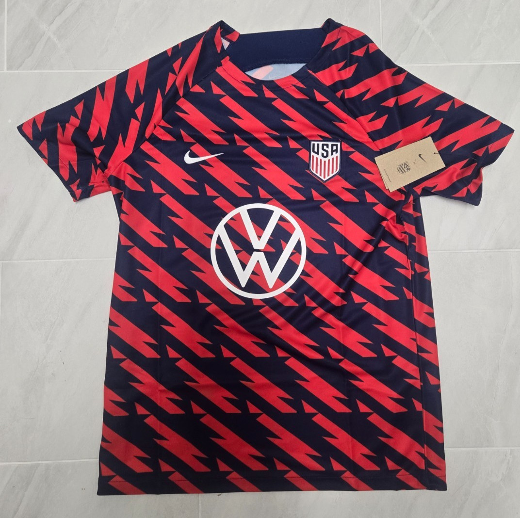 NWT Nike Mens Team USA United States Academy Pro Top Jersey - Red - FREE SHIP