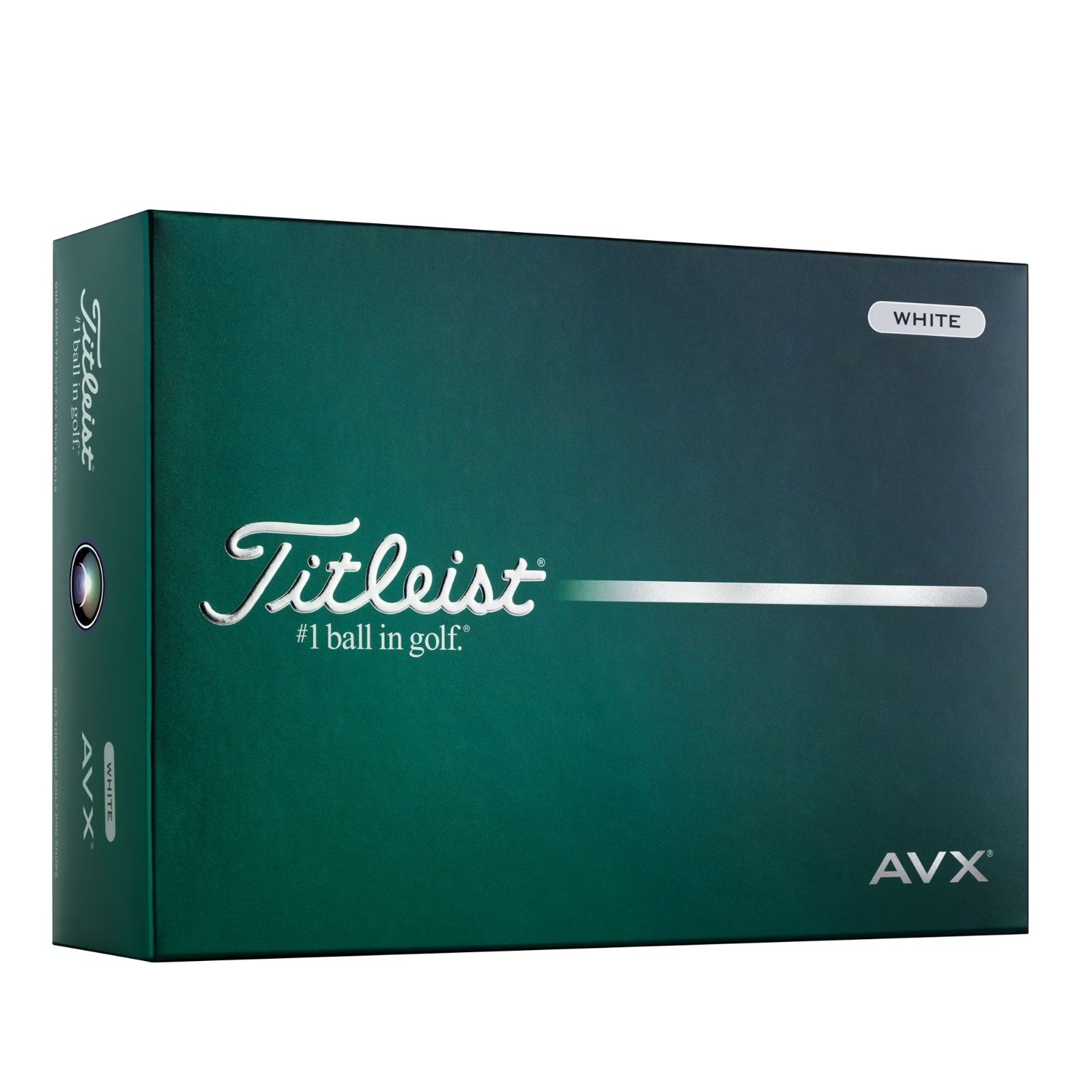 Titleist 2026 AVX White Golf Balls 12-Pack Dozen Box New