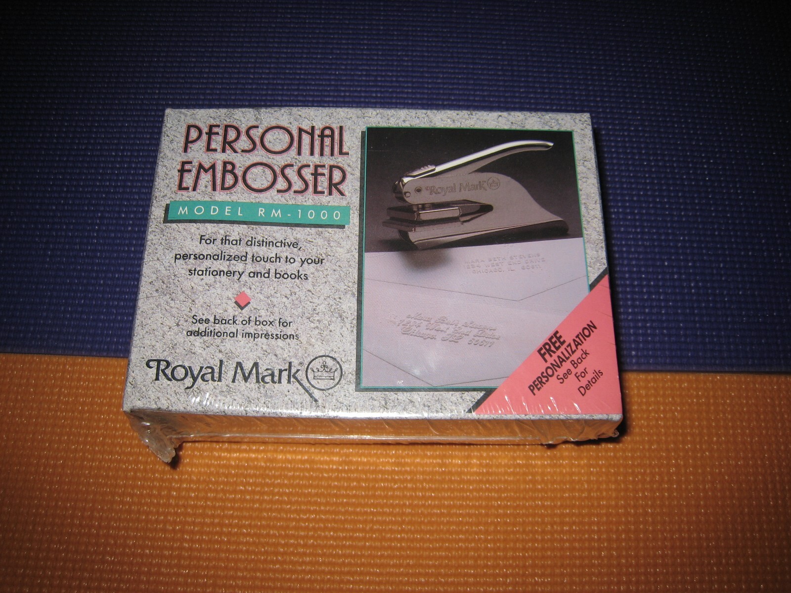 ROYAL MARK PERSONAL EMBOSSER MODEL RM - 1000 - NEW