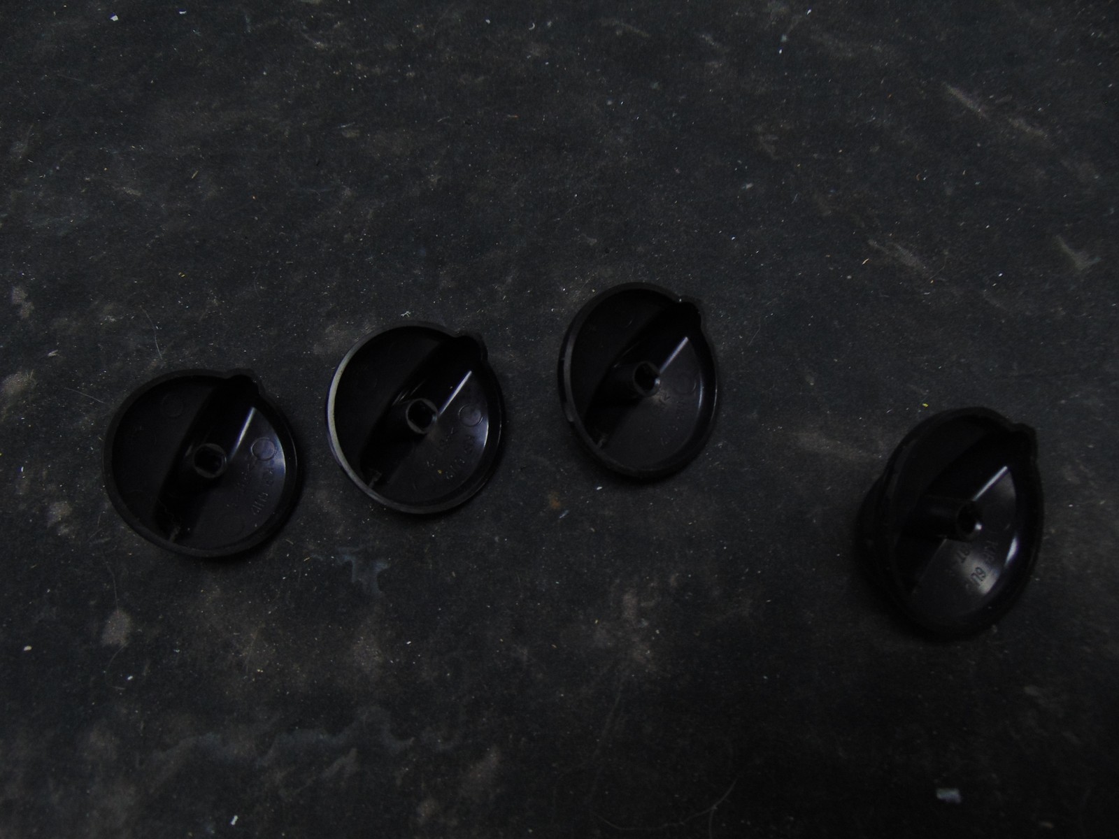 GE Electric Range JBP80B0H2BB Control Knob Set of 4