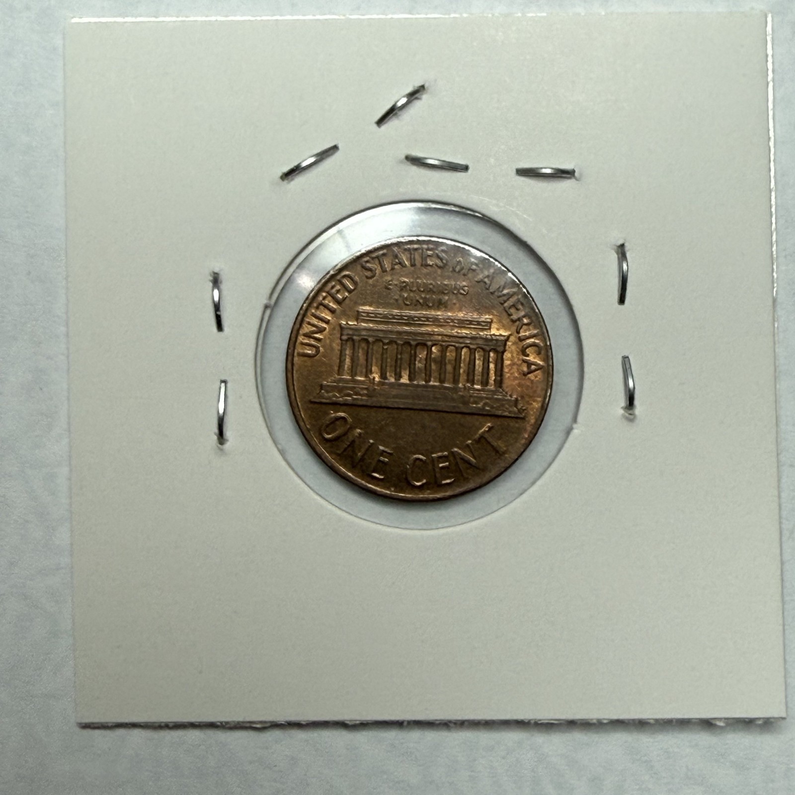 1967 P Lincoln Memorial Rotated Die