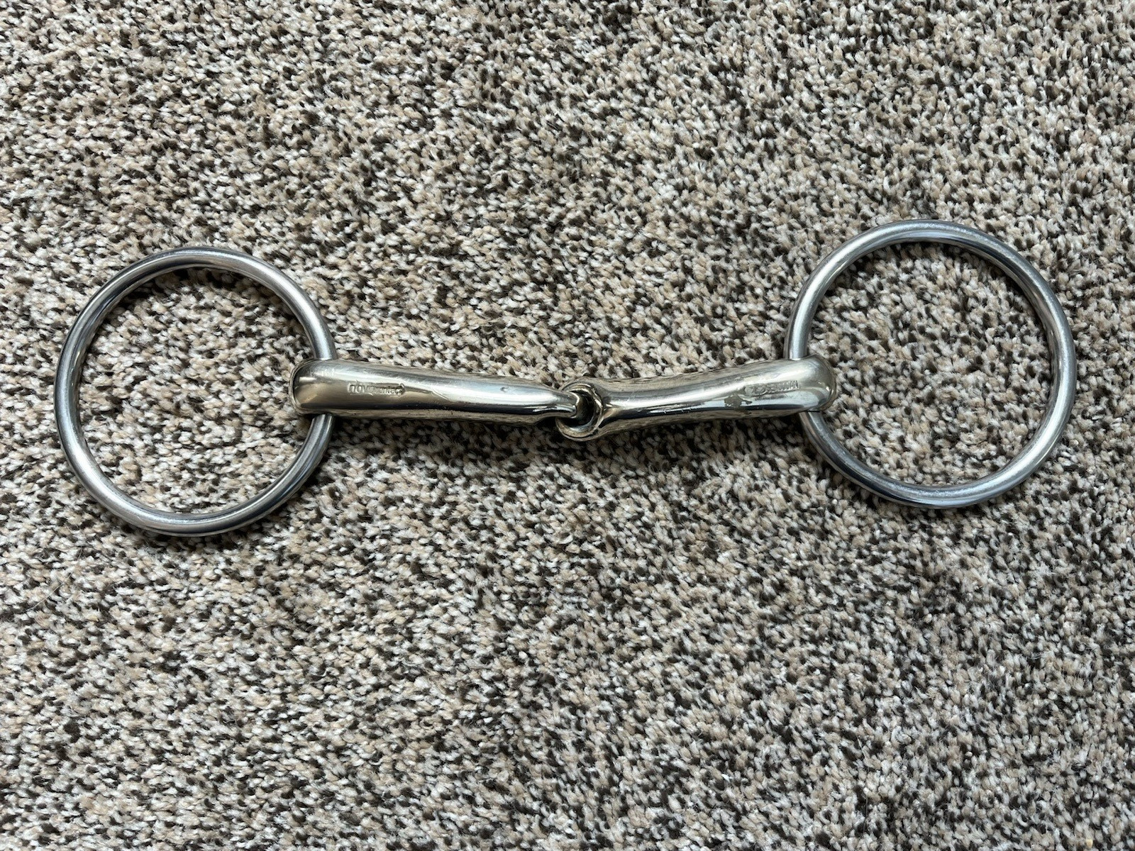 5" Herm Sprenger Novocontact Loose Ring Single Joint Dressage Bit Snaffle HS