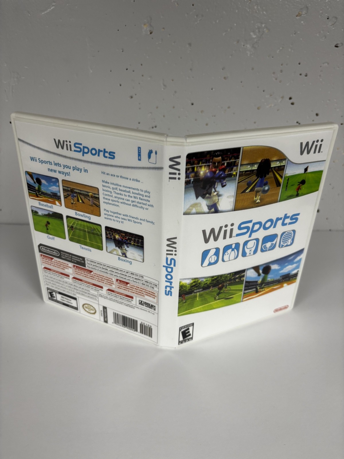 Wii Sports Replacement Custom Case - NO GAME or MANUAL
