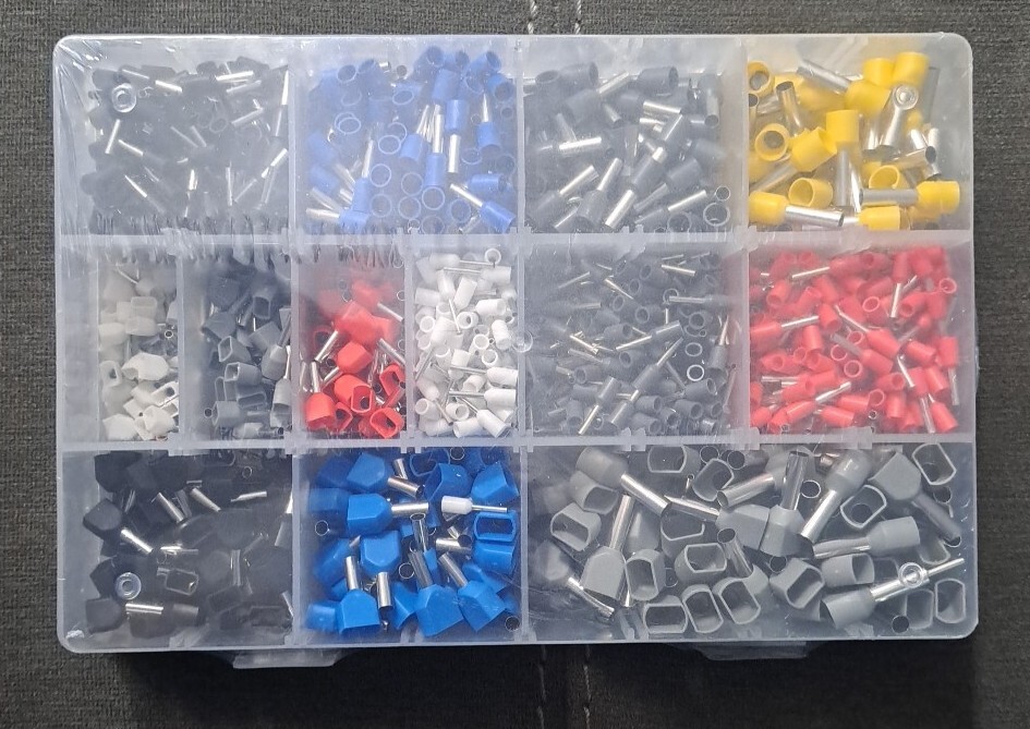 1500 Pcs Terminal Crimping Set