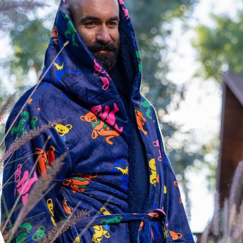 Grateful Dead dancing Bear robe L/XL