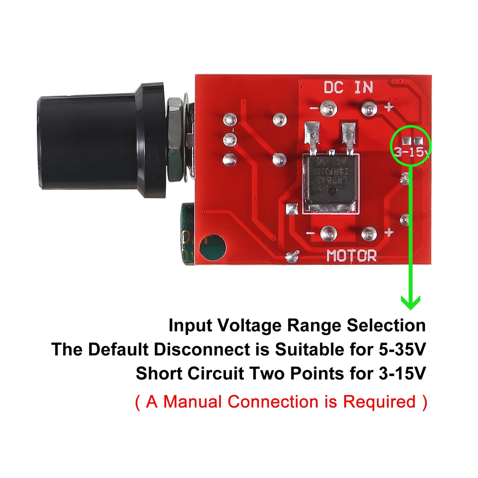 Motor speed controller speed controller DC 6V 12V 24V 35V PWM controller 4pc