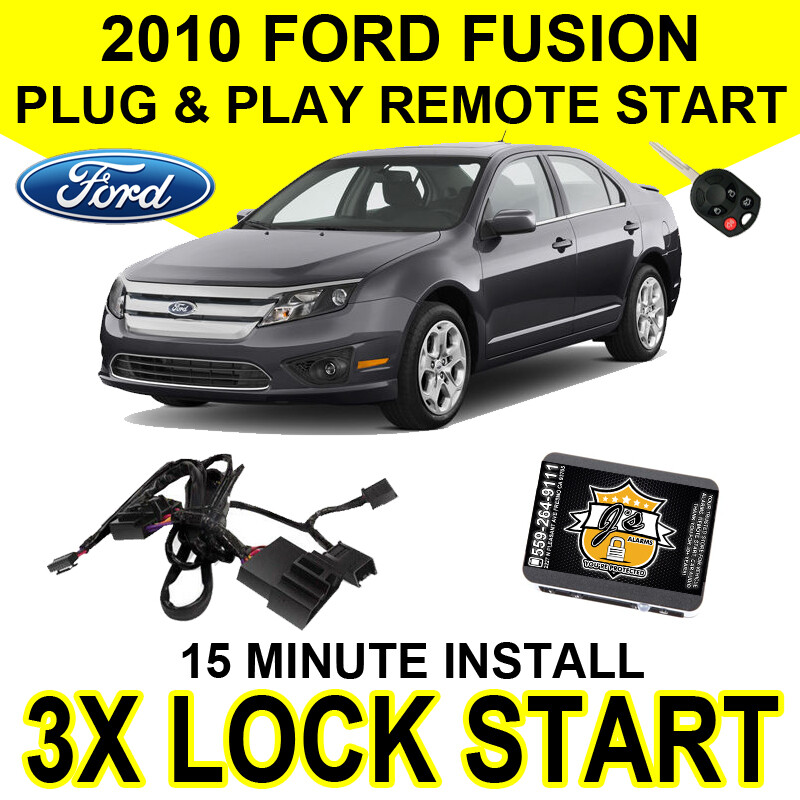 2010 Ford Fusion Remote Start Plug and Play Easy Install DIY 3X Lock FO1A