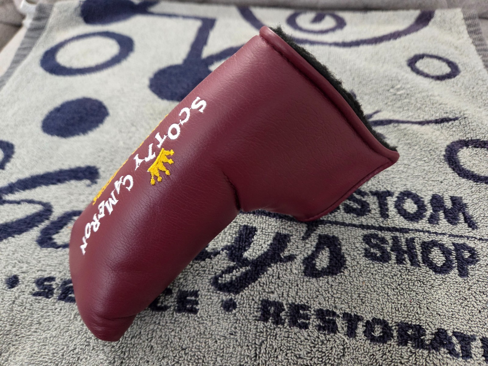 Scotty Cameron Milled Putters NOS Burgundy Putter head cover blade headcover⛳⛳⛳