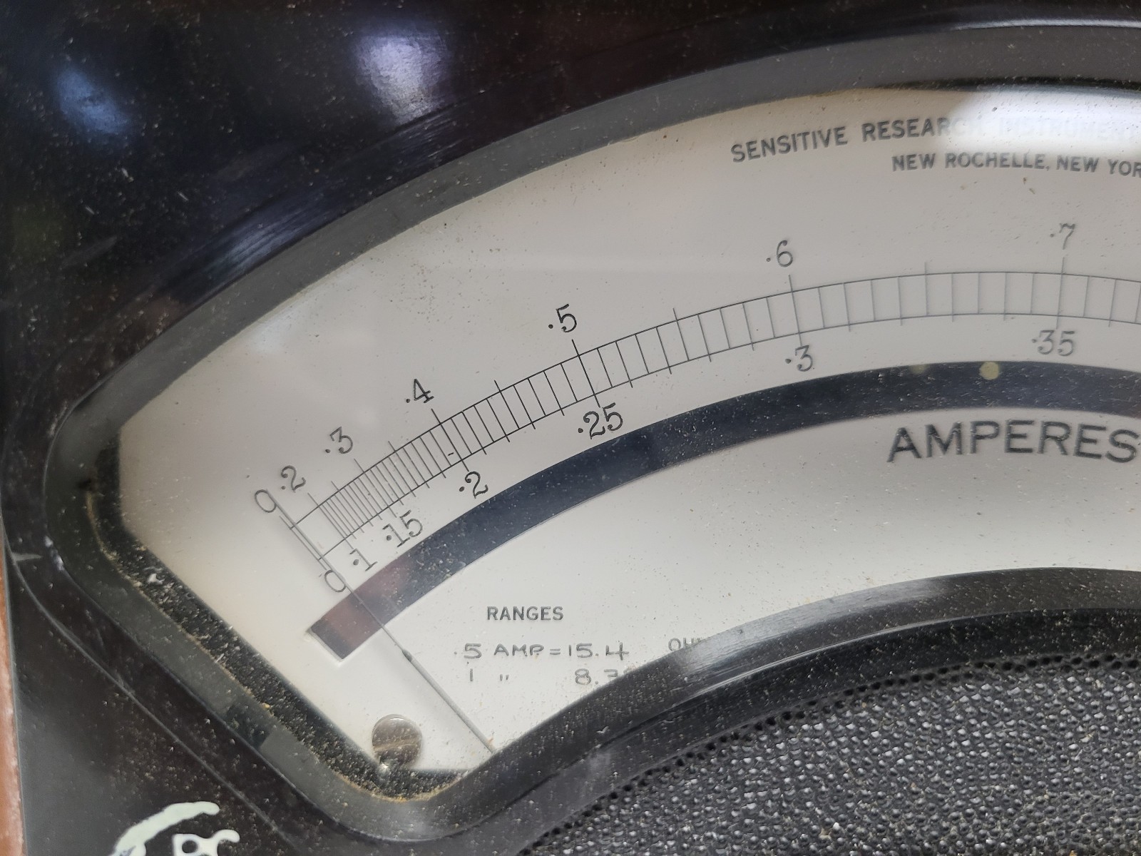 Vintage Sensitive Research Dynamometer Milliammeter