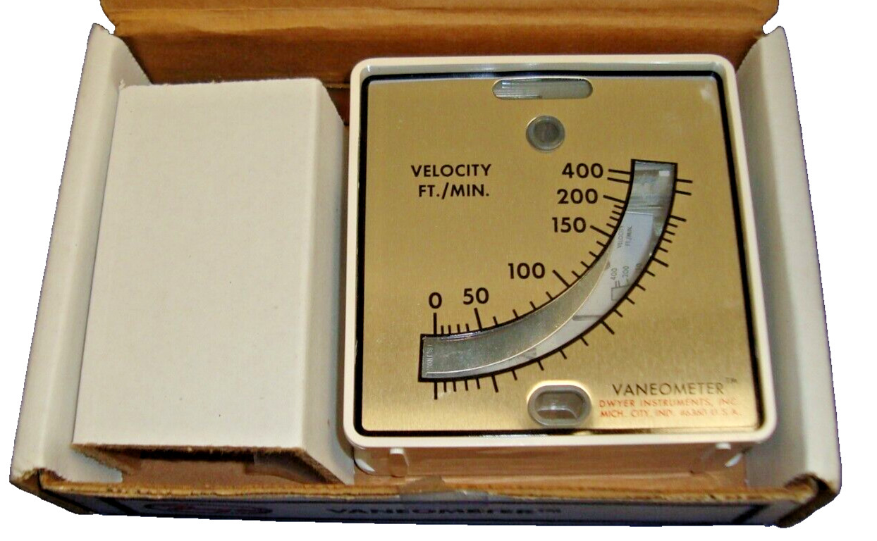 Dwyer Vaneometer, #480, NEW (I2)