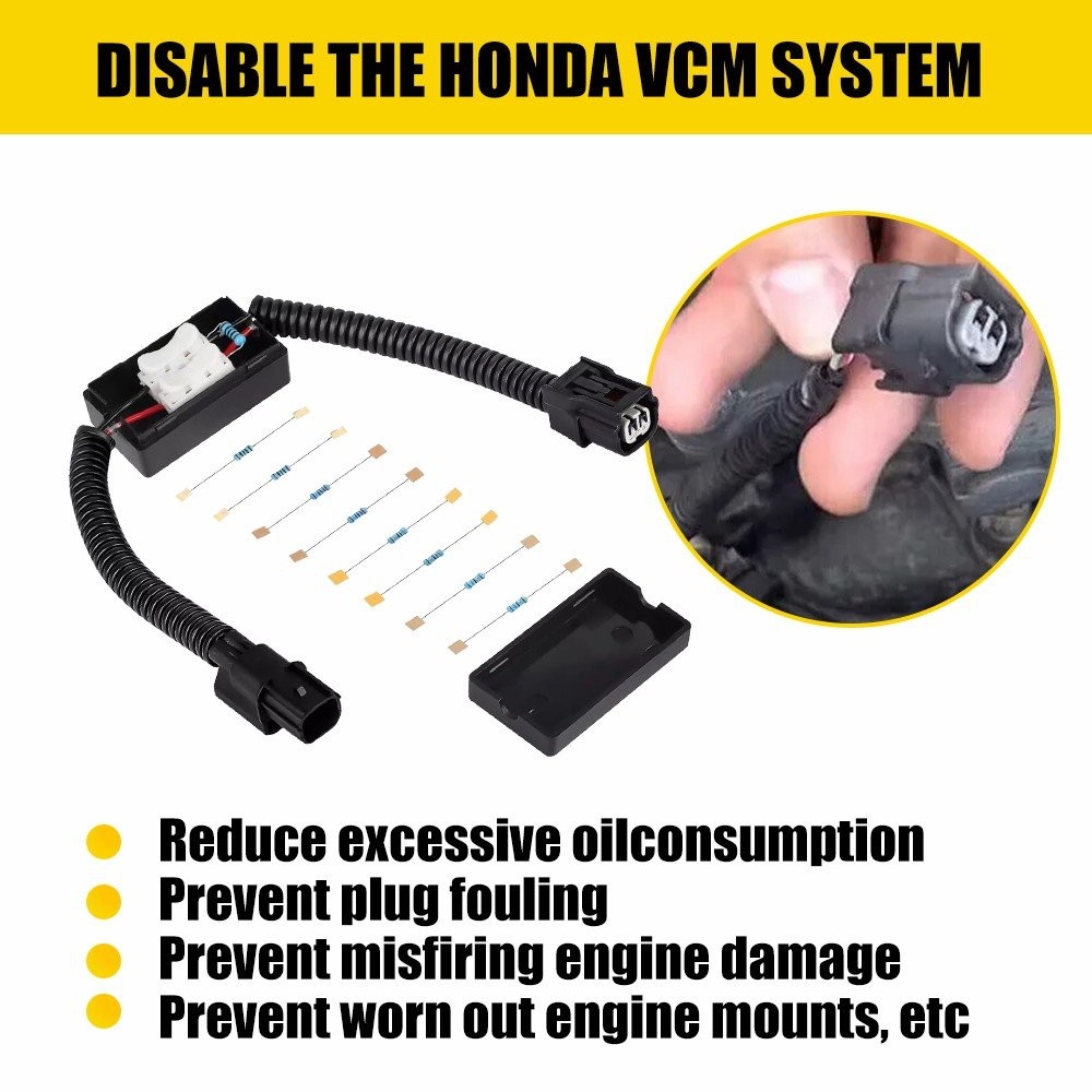 For Honda 2007 Odyssey Engine 6V Complete VCM Harness Plug & Protective Box Set