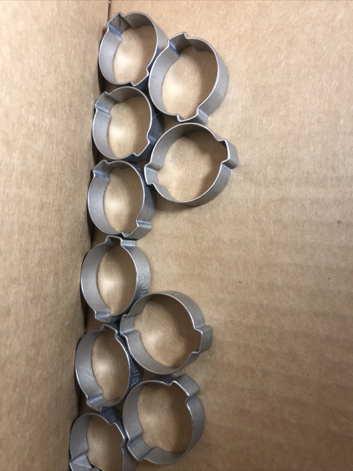 Oetiker CLAMPS 31 OET ~ STAINLESS STEEL 2-Ear Clamps 31mm  ~ LOT OF 10- AF310299