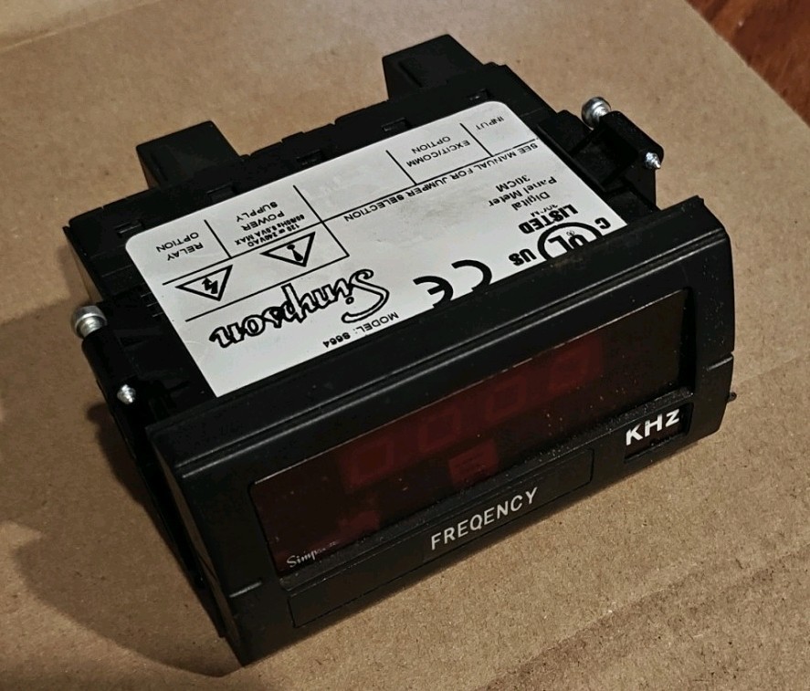 SIMPSON S664-1-1-0-0-0 / S66411000  panel meter display
