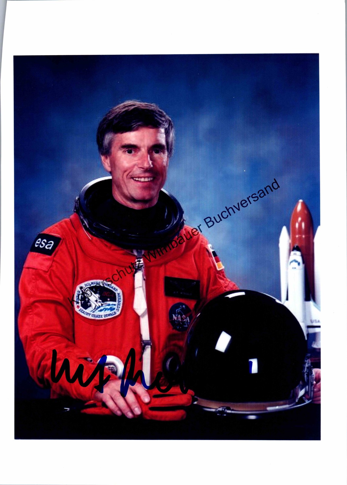 Original autograph Ulf Merbold astronaut // autograph autograph signed 310686