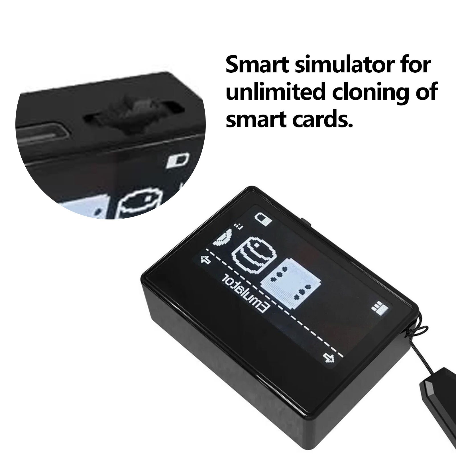 Smart Nfc Emulator For Amiibo/nintendo Switch Simple Pixel Style System Ic/ntaEw
