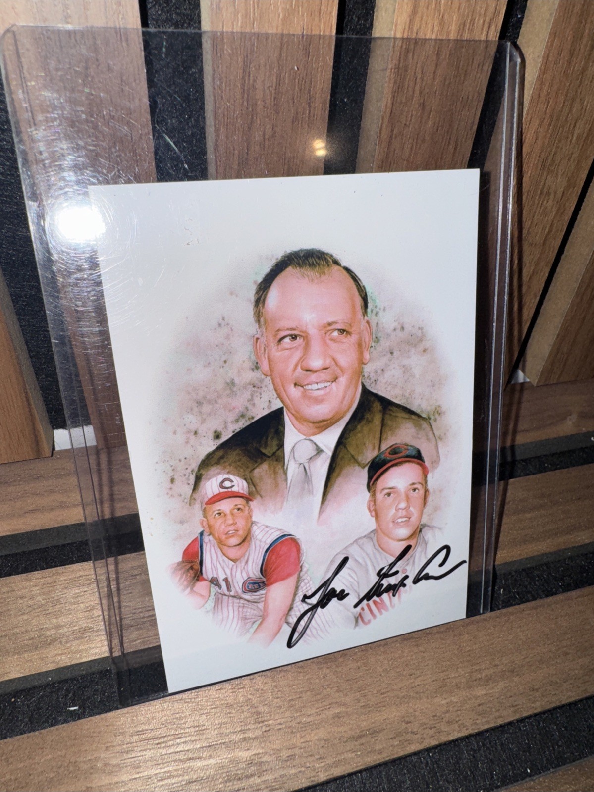 JOE NUXHALL 3.5"x 5" AUTOGRAPHED  Picture Photo Signed