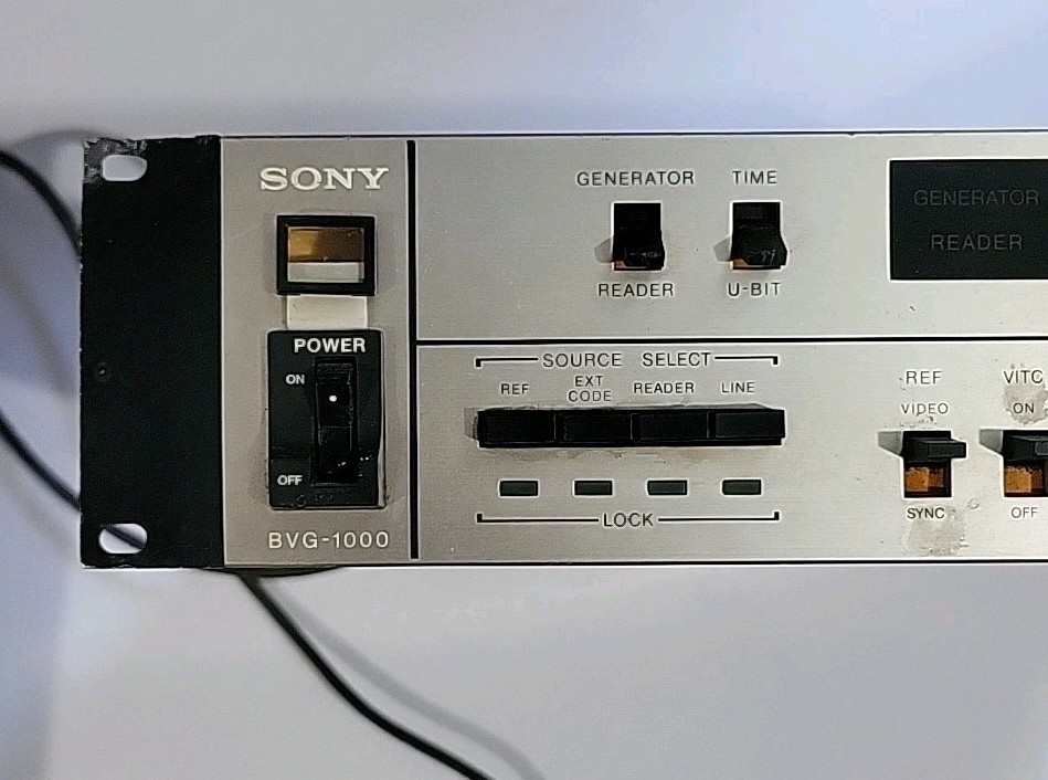 Sony BVG-1000 Time Code Generator/Reader