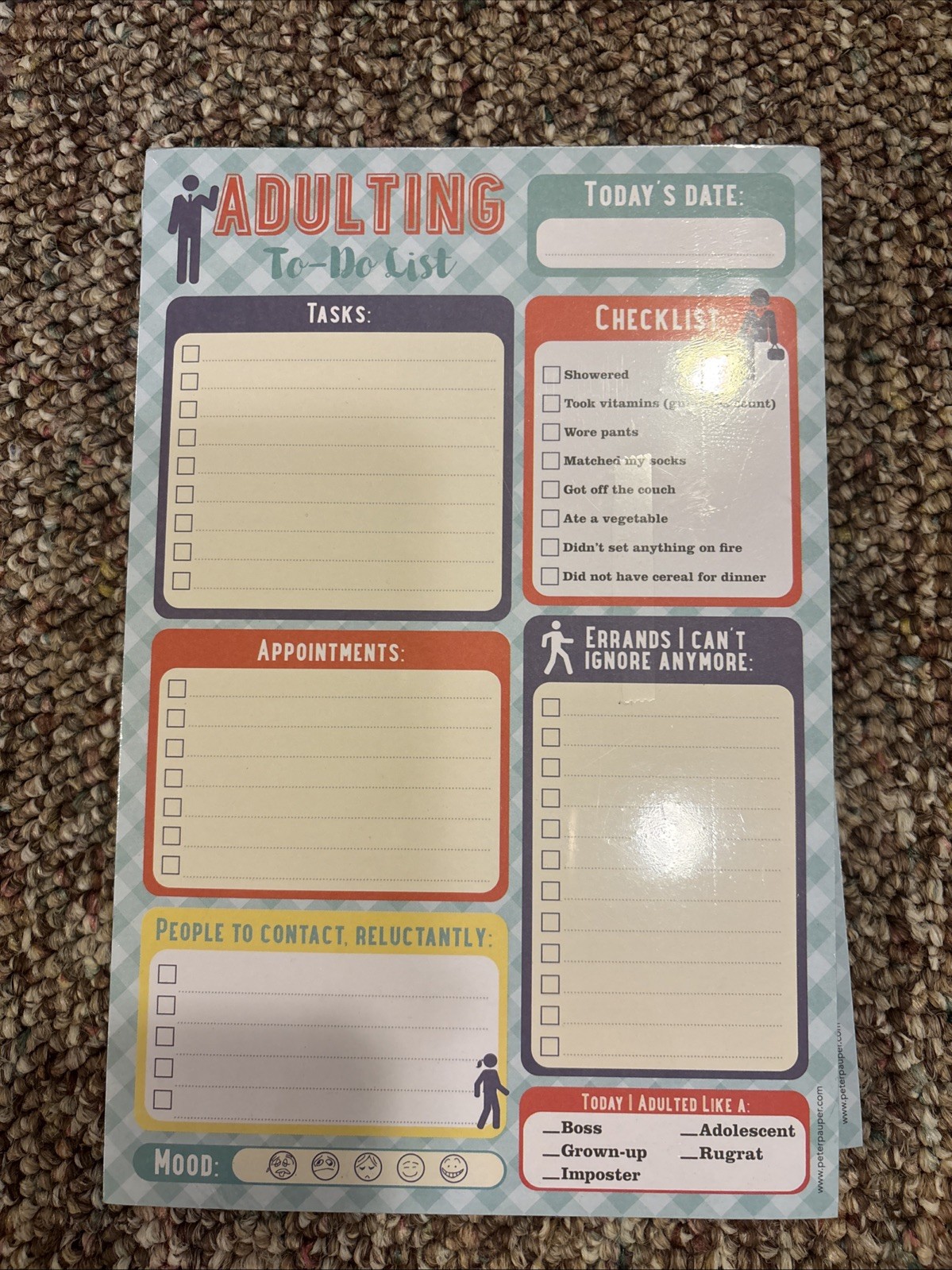 New In Plastic Adulting To Do List