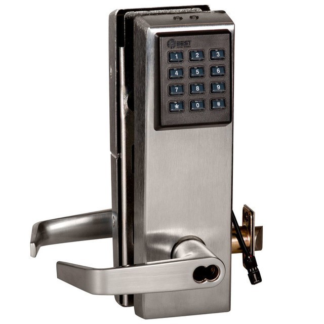 BEST 9KZ37DV15KPS3626 9KZ Keypad EZ Cylindrical Lock 2-3/4 Backset 7-Pin Housing