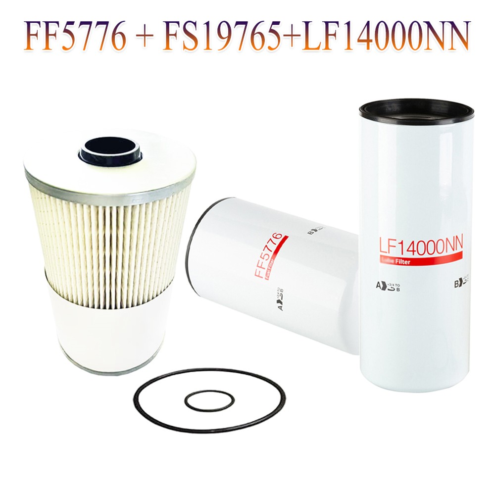 1 Set Oil Change Kit For Cummins LF14000NN FF5776 FS19765 Oil & Fuel Filters