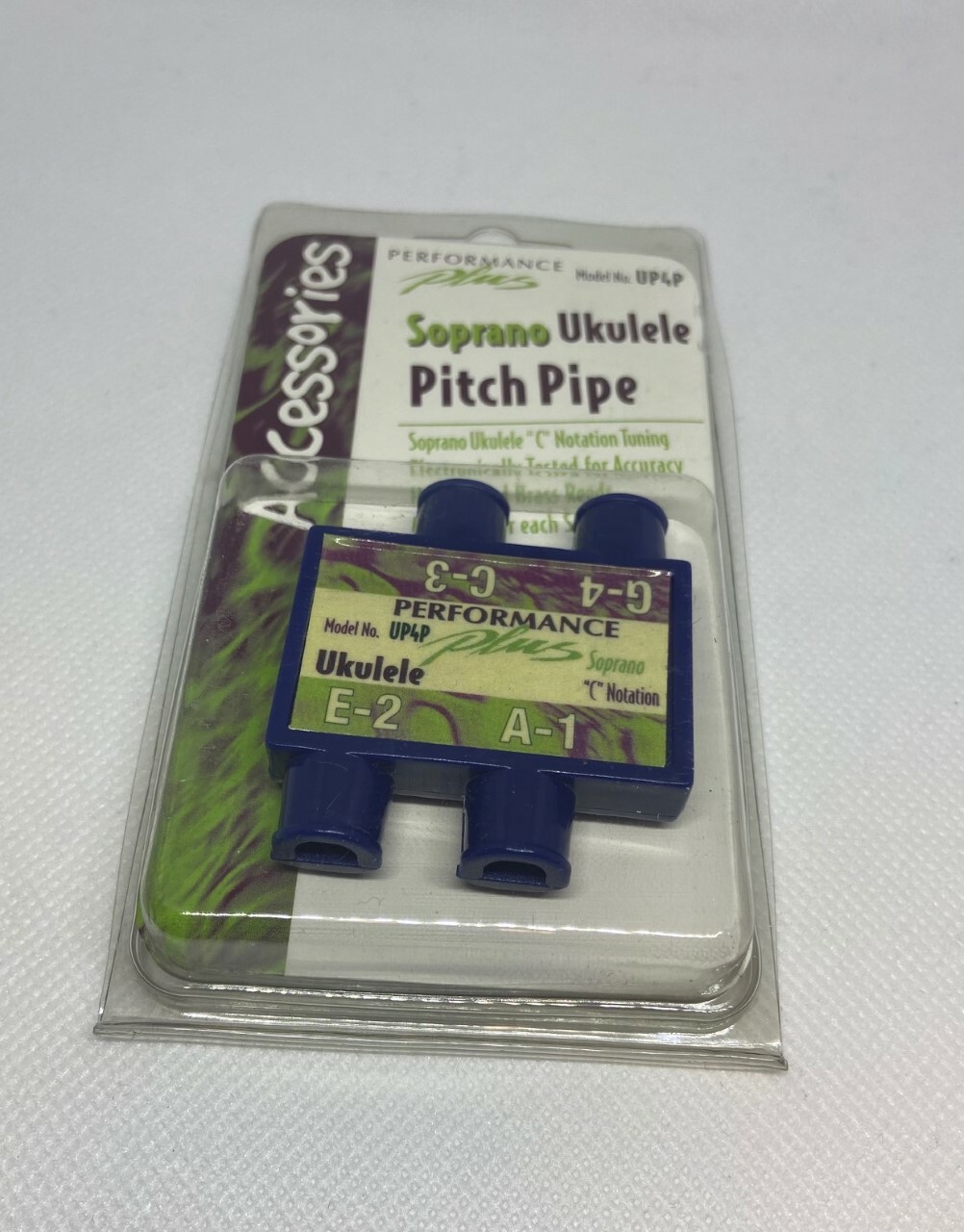PERFORMANCE PLUS SOPRANO UKULELE PITCH PIPE E-A-C-G MODEL UP4P " C" NOTATION